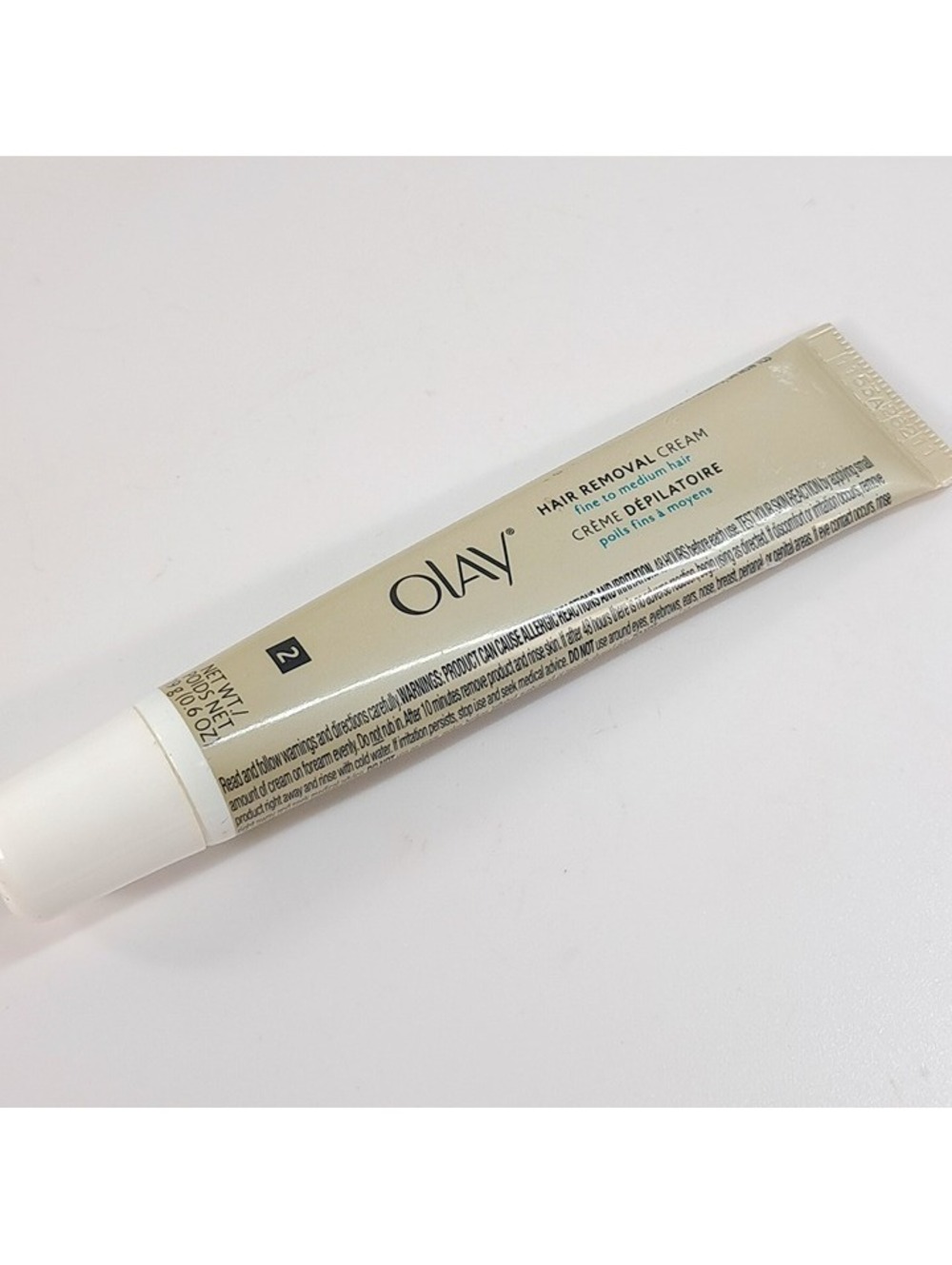 Olay Hair Removal Cream for Fine to Medium Hair 1 Tube Only 0.6 oz depilatory